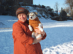 Frau mit Parson Russell Terrier / woman with PRT